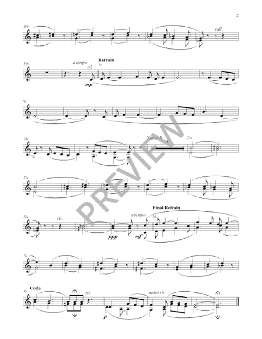 Gathering Song - Full Score and Parts Unison Choir scores gallery preview page 11