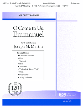Book cover for O Come to Us, Emmanuel