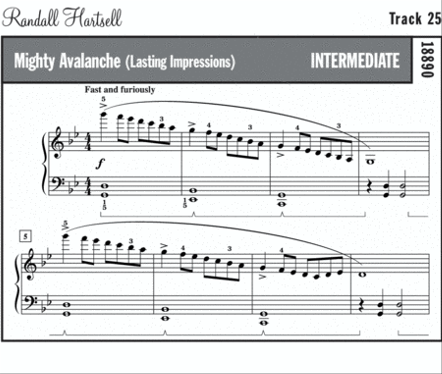 Lasting Impressions Piano Solo scores gallery preview page 2