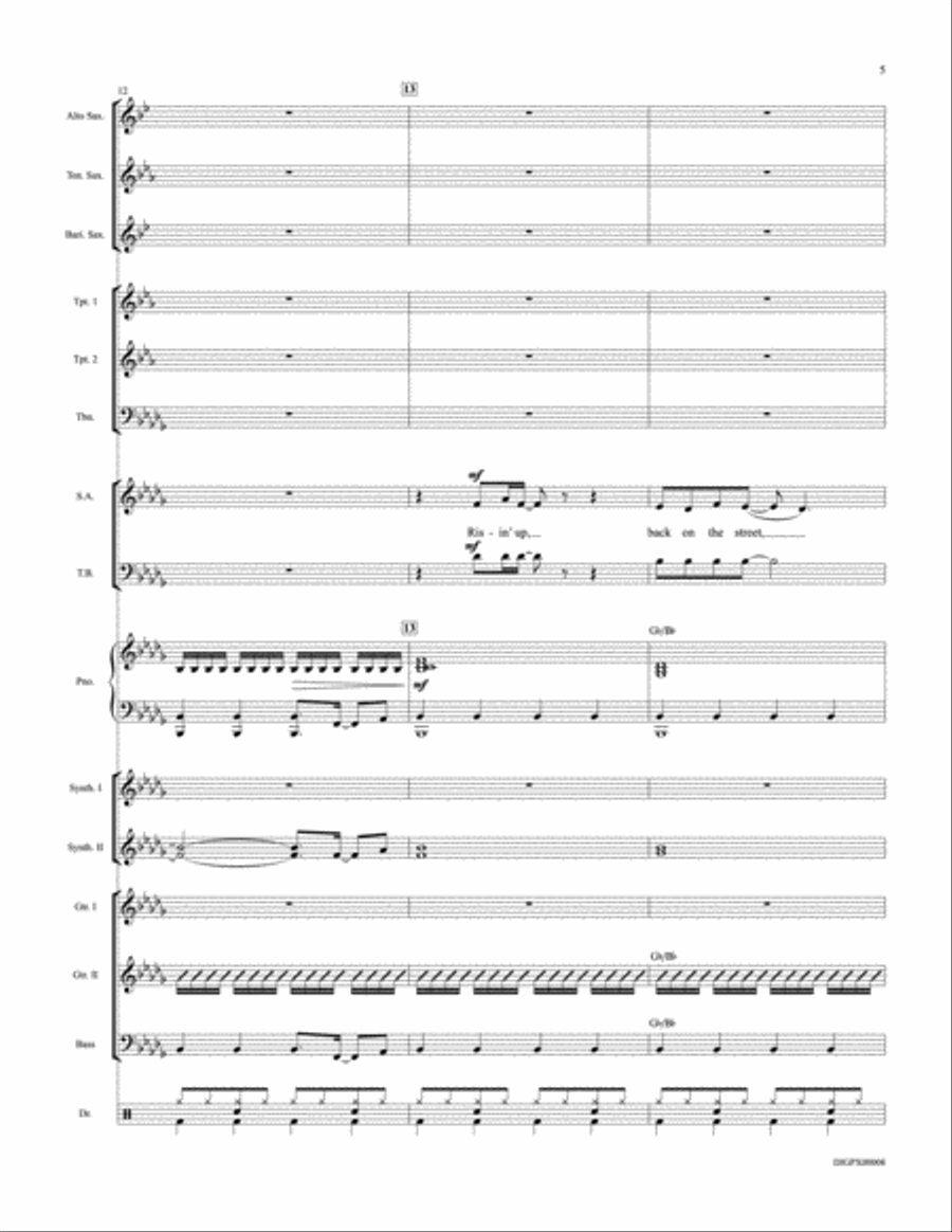 Eye of the Tiger: Score Eye of the Tiger: Score Score scores gallery preview page 5