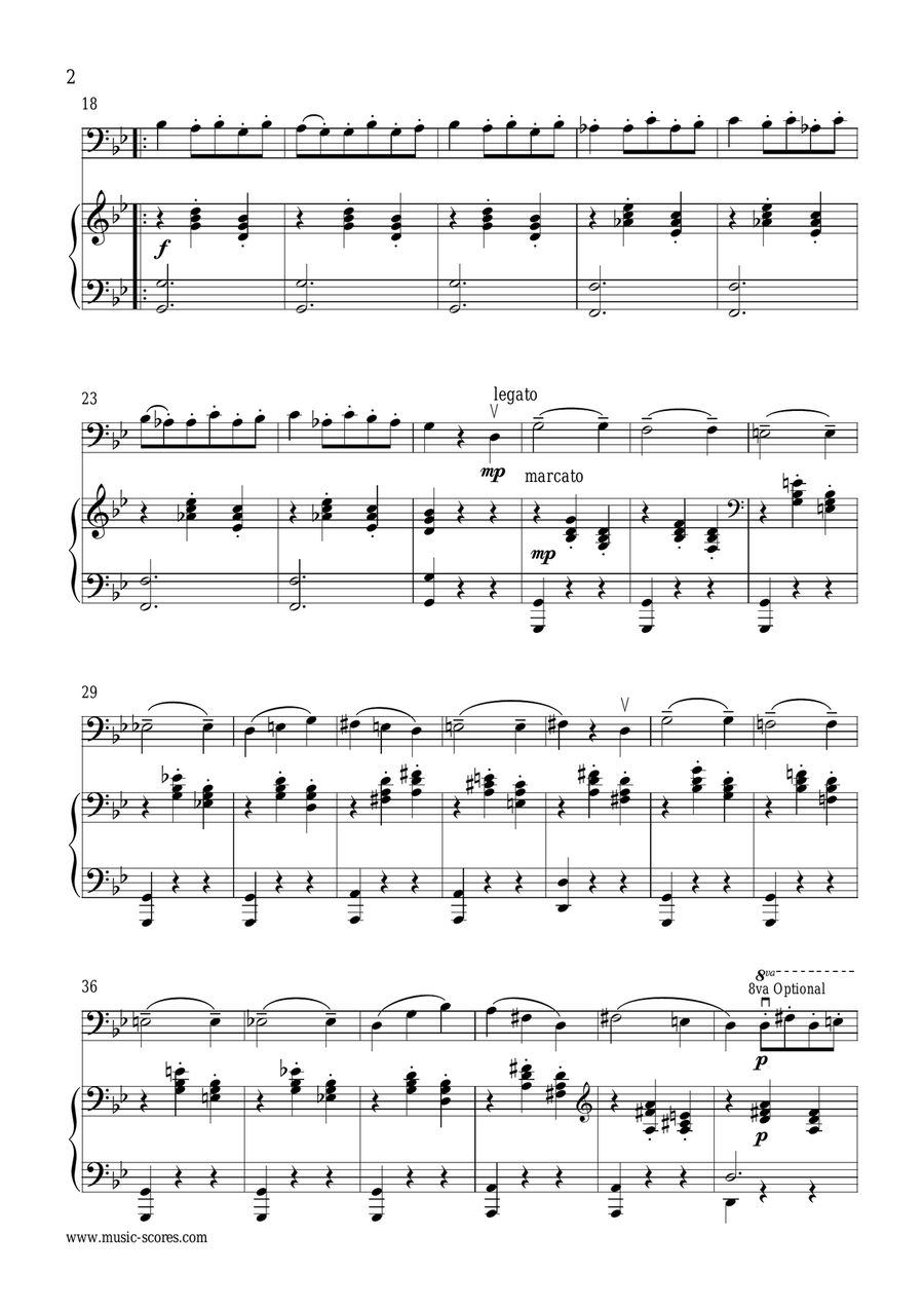 Danse Macabre - Cello and Piano Danse Macabre - Cello and Piano Piano scores gallery preview page 2