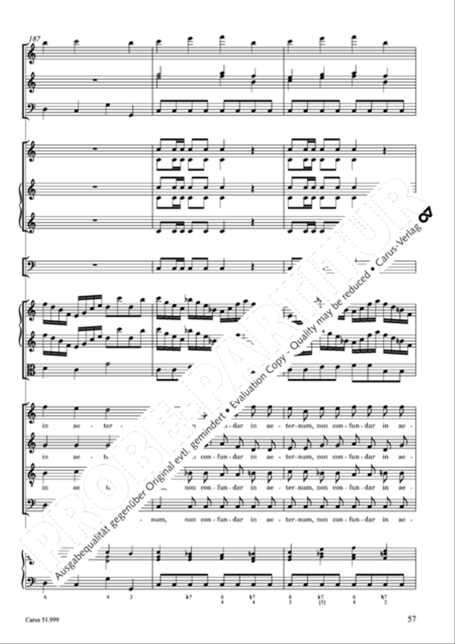 Te Deum Te Deum 4-Part scores gallery preview page 58