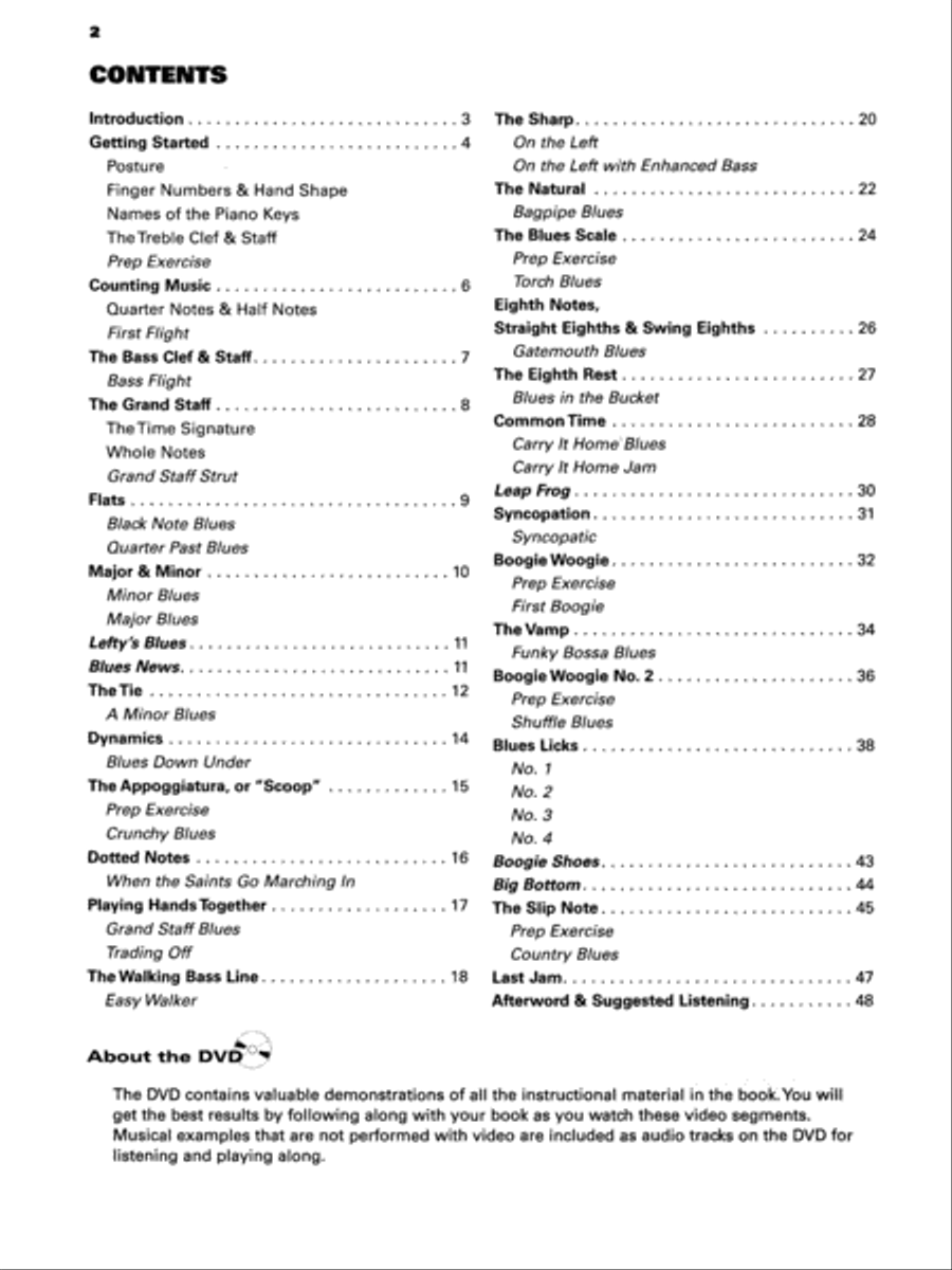 Alfred's MAX Blues Keyboard Piano Method scores gallery preview page 2