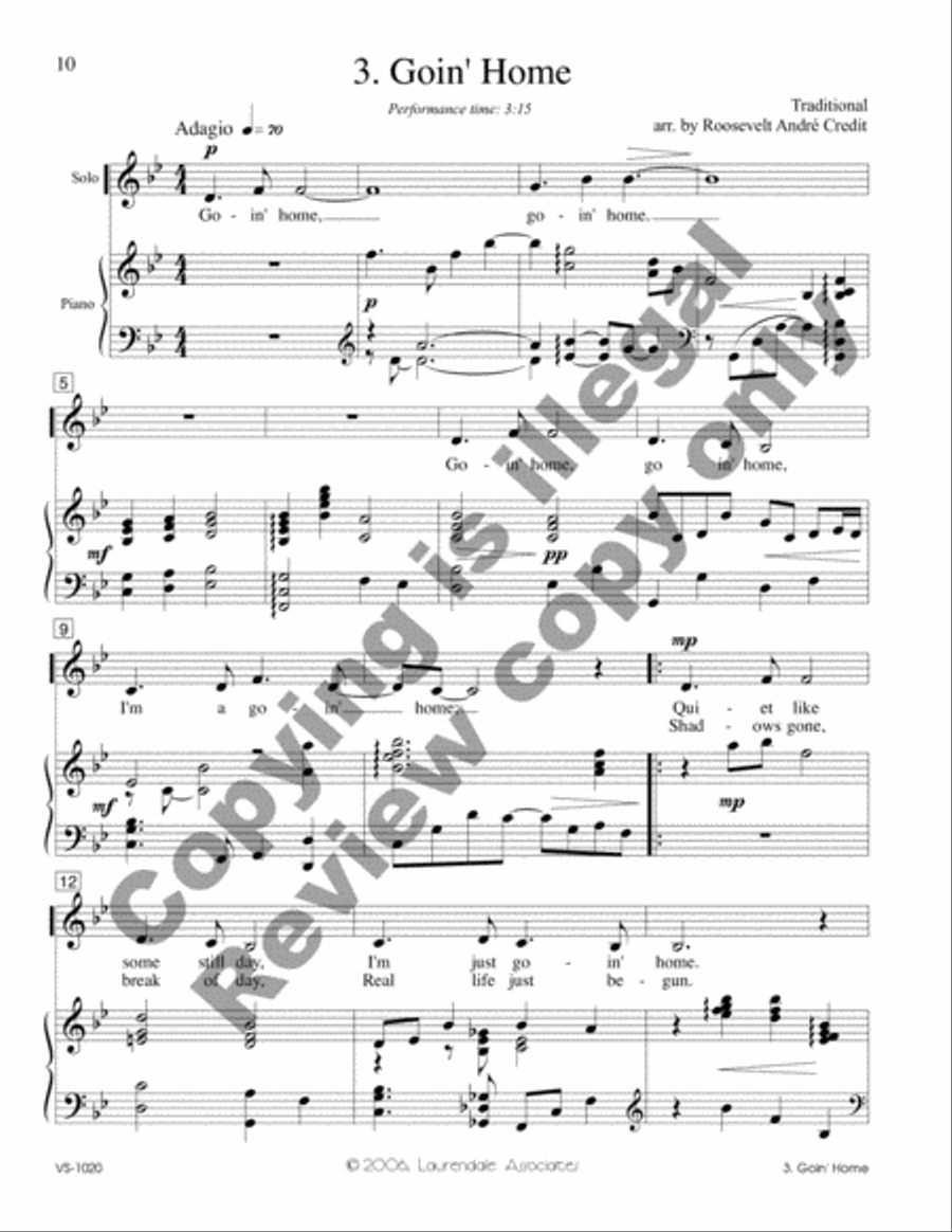 Ol' Time Religion Voice Solo scores gallery preview page 6