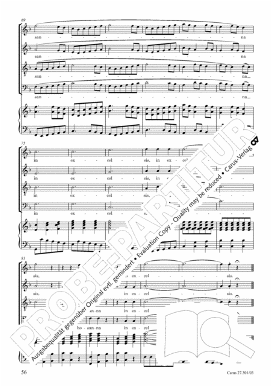 Requiem in F minor Requiem in F minor 4-Part scores gallery preview page 61
