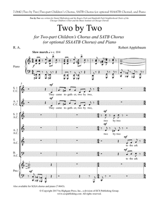 Book cover for Two by Two (Downloadable)