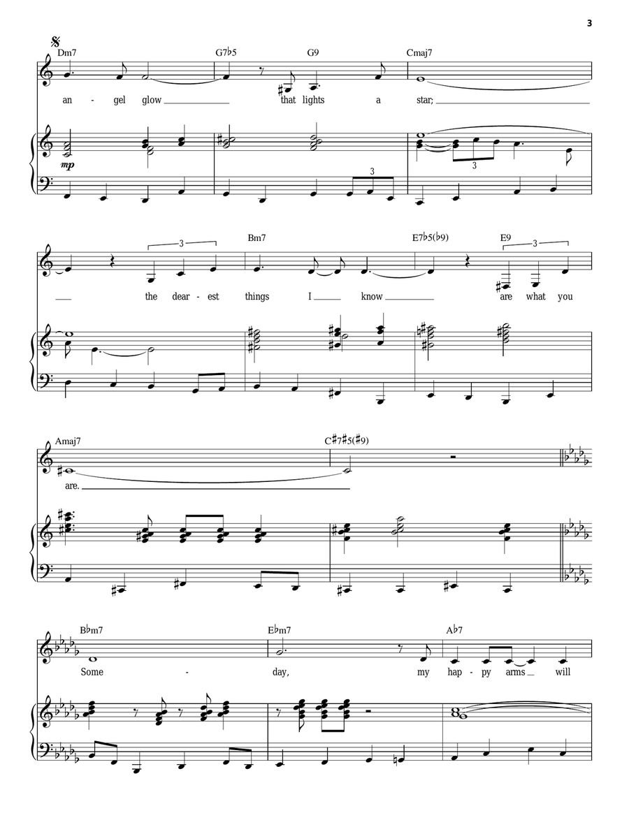 All The Things You Are Piano, Vocal scores gallery preview page 3