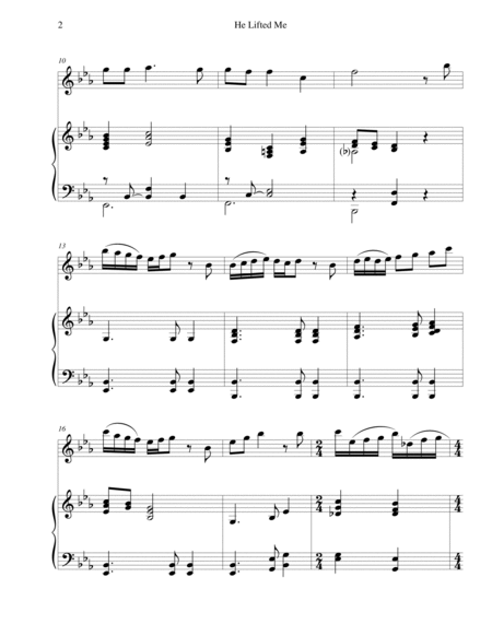 THREE HYMN ARRANGEMENTS for FLUTE and PIANO (Duet – Flute/Piano with Flute Part) image number null