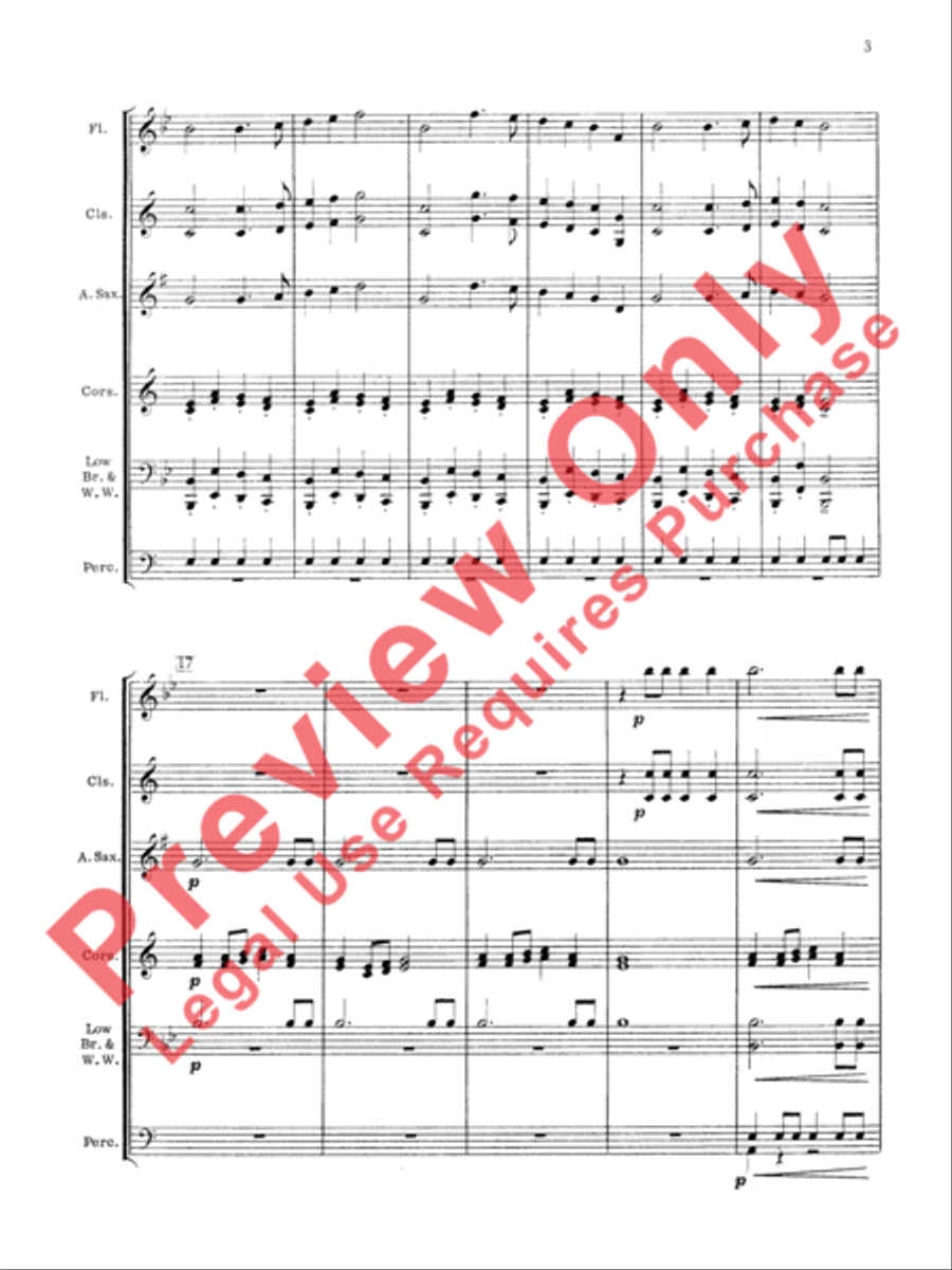 Royal March Concert Band scores gallery preview page 4