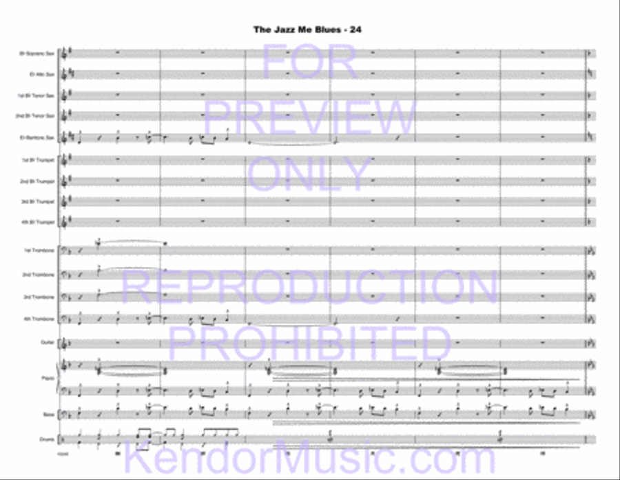 Jazz Me Blues, The Jazz Me Blues, The Choir scores gallery preview page 57