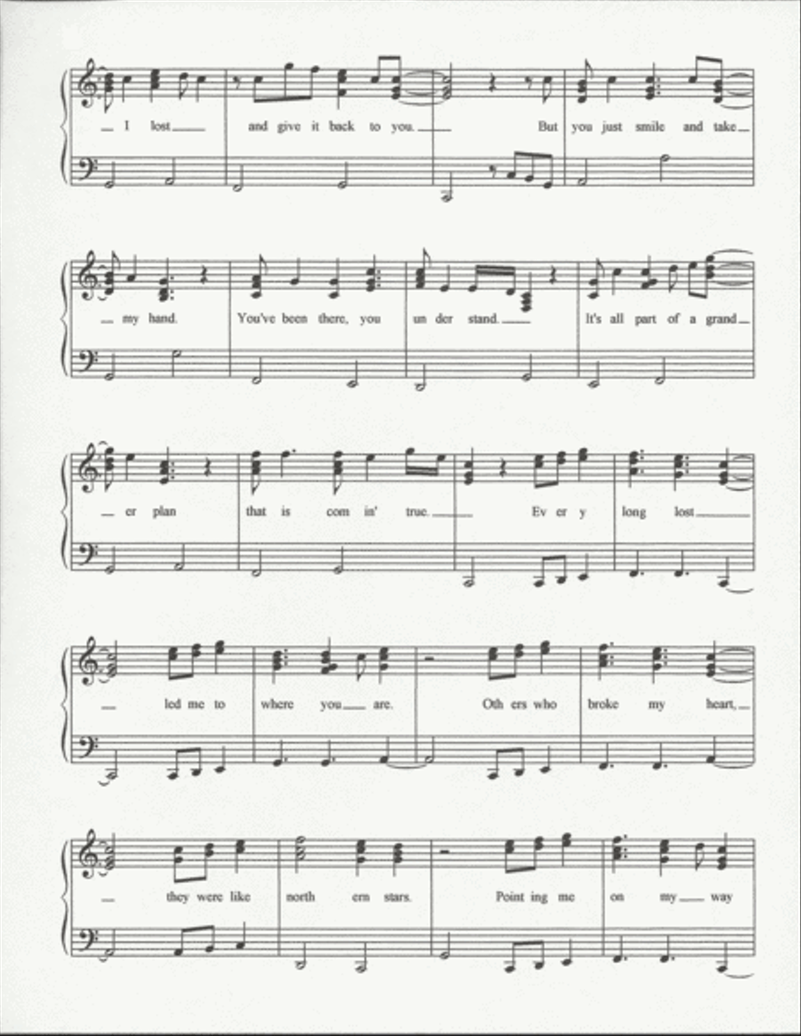Bless The Broken Road Piano Solo scores gallery preview page 4