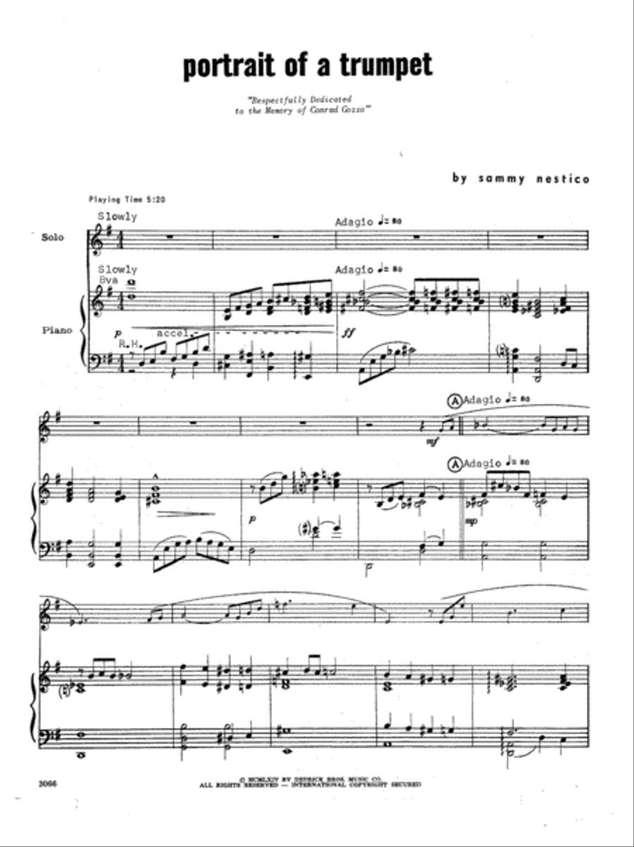Portrait Of A Trumpet