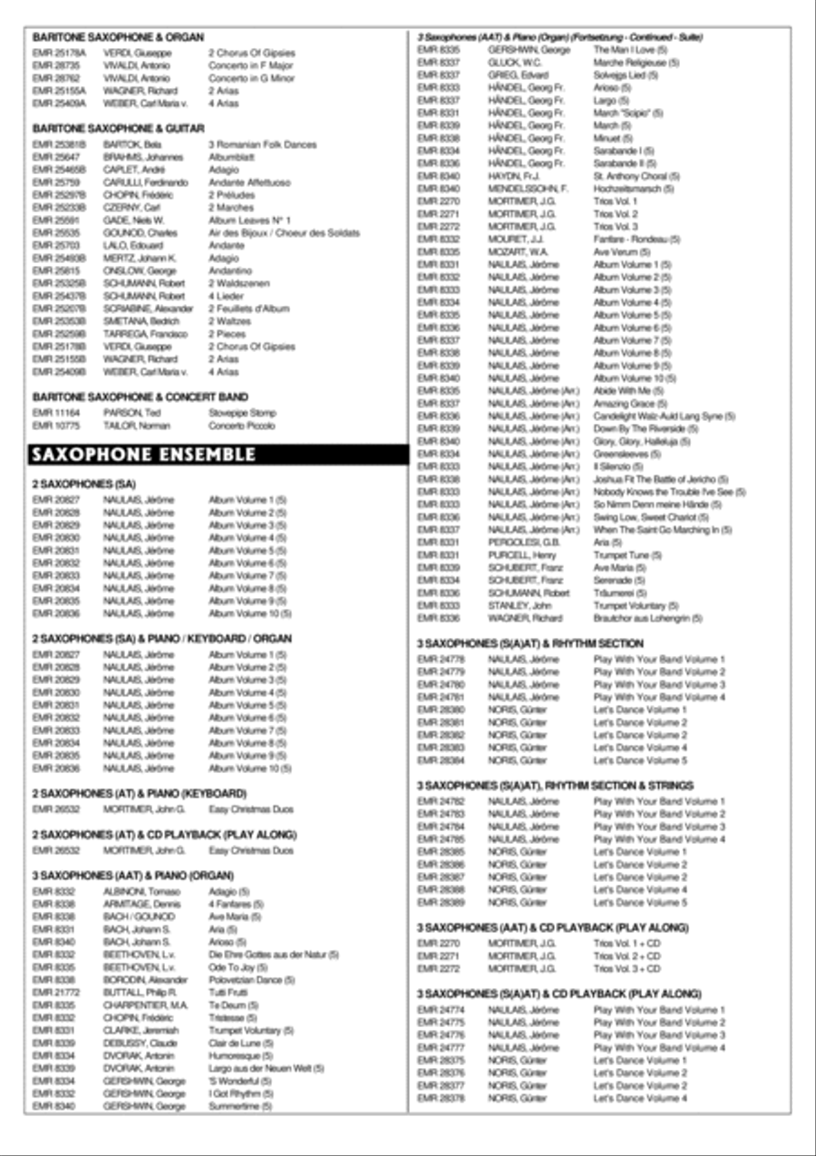 Sexy Lady Sexy Lady Baritone Saxophone scores gallery preview page 4
