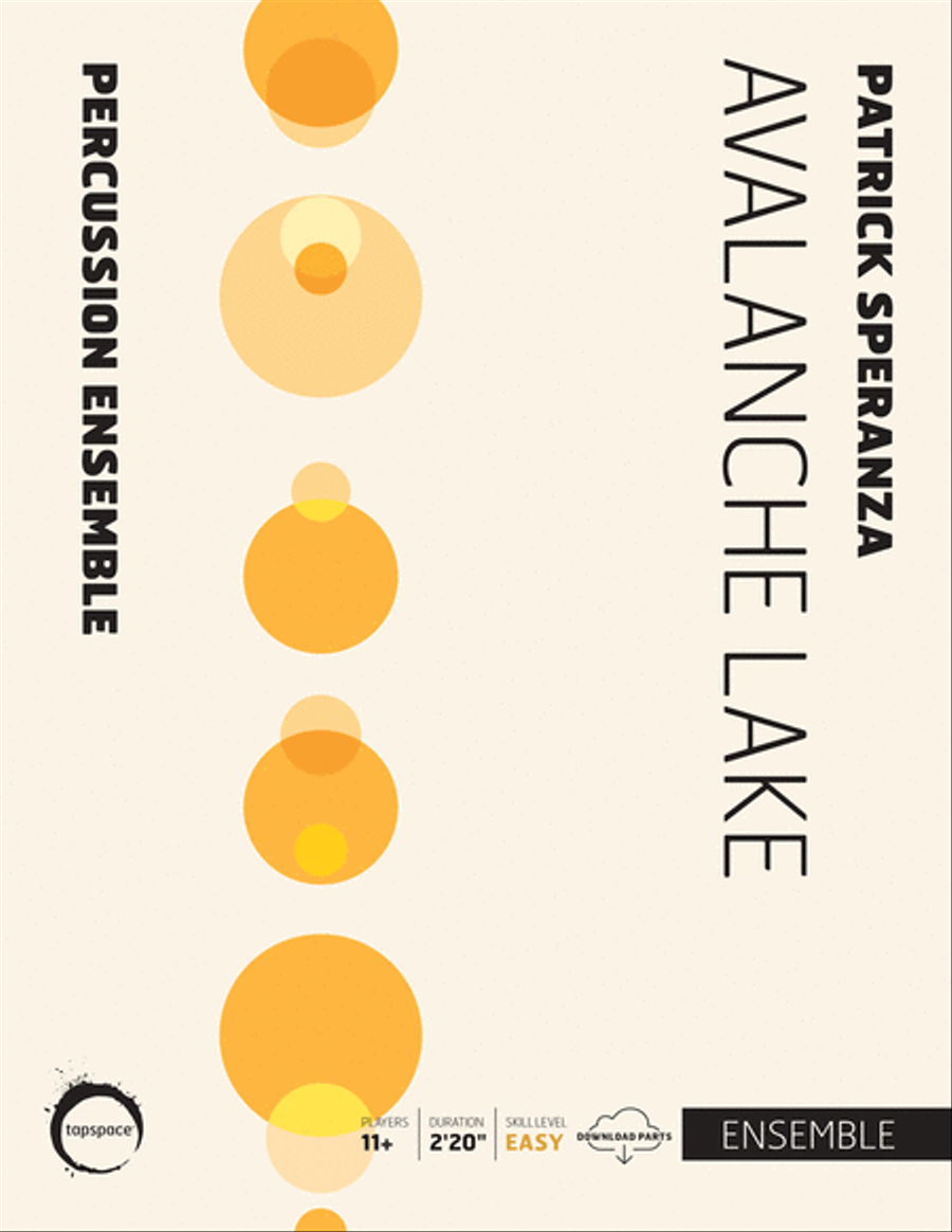 Avalanche Lake Percussion Ensemble scores gallery preview page 1