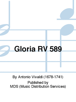 Book cover for Gloria RV 589