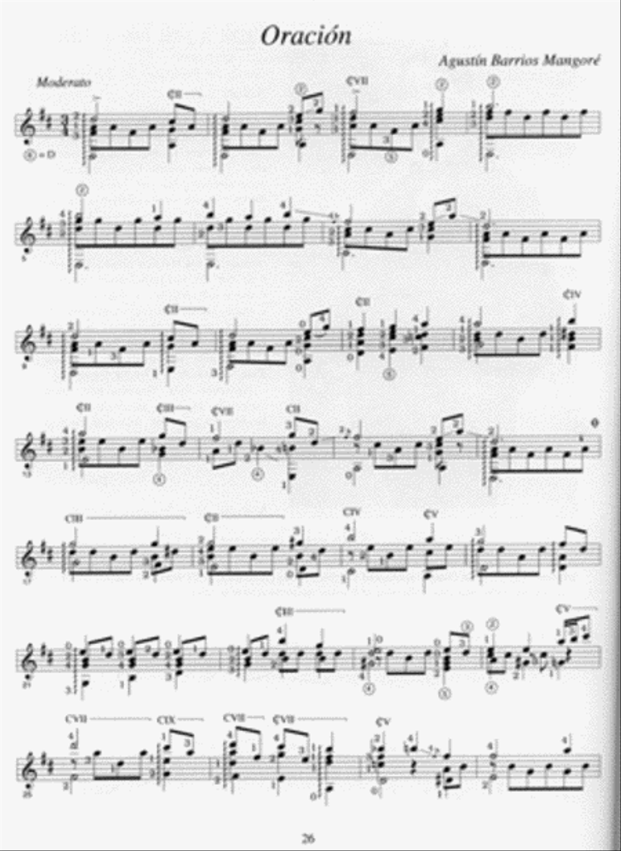 The Complete Works of Agustin Barrios Mangore for Guitar Vol. 2 Classical Guitar scores gallery preview page 4