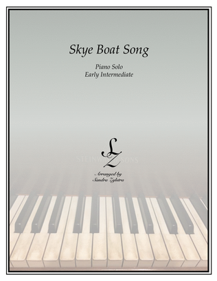 Book cover for Skye Boat Song (Theme from "Outlander") (early intermediate piano solo)