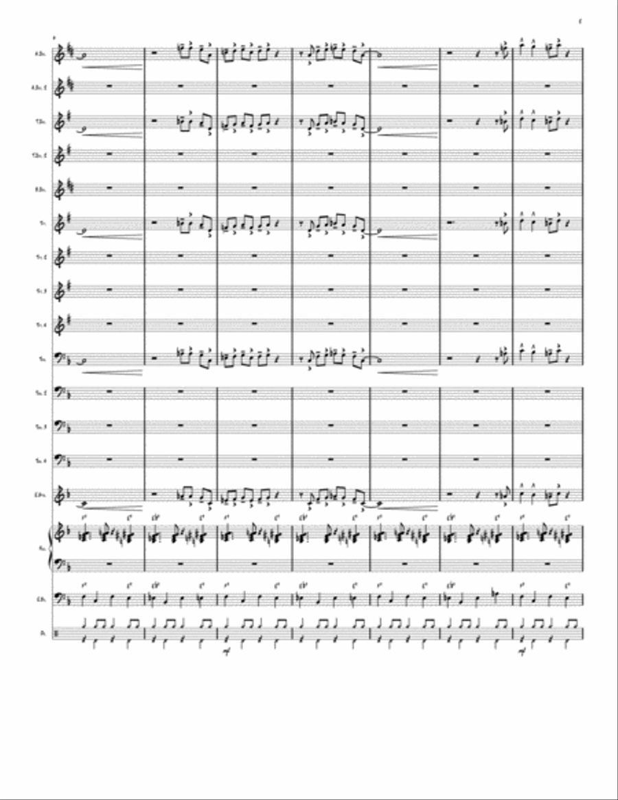 Two Wrongs Don't Make A Right Jazz Ensemble scores gallery preview page 2