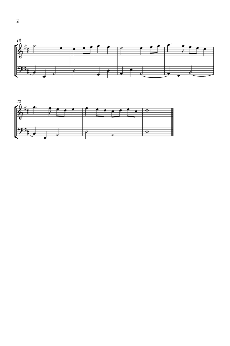 Chorea Anglica String Duet scores gallery preview page 2