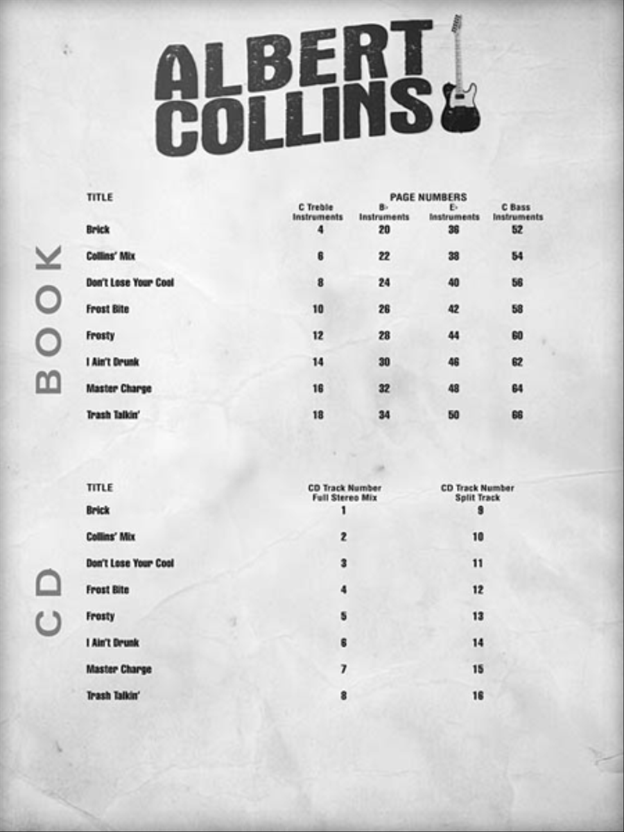 Albert Collins C Instrument scores gallery preview page 3