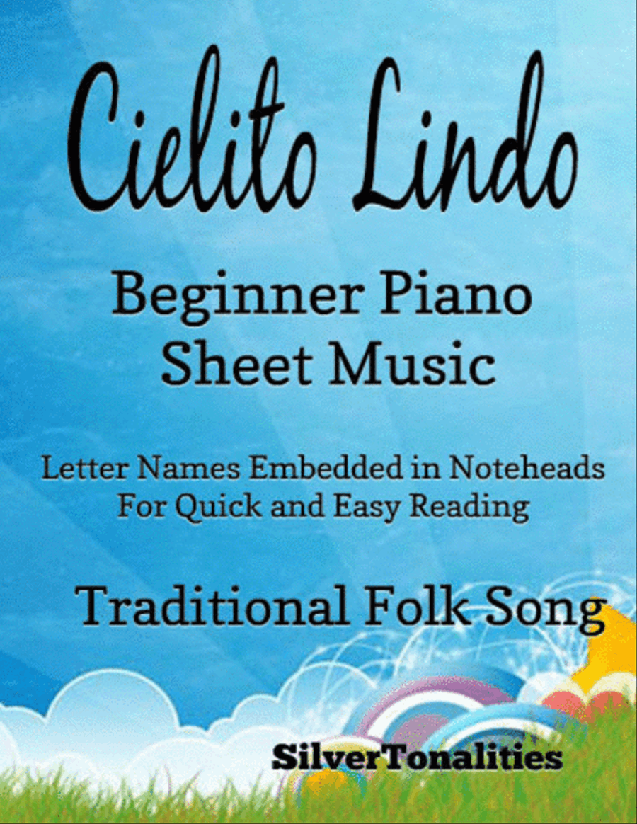 Cielito Lindo Beginner Piano Sheet Music Easy Piano scores gallery preview page 1