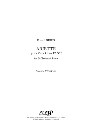 Ariette Opus 12 No. 1