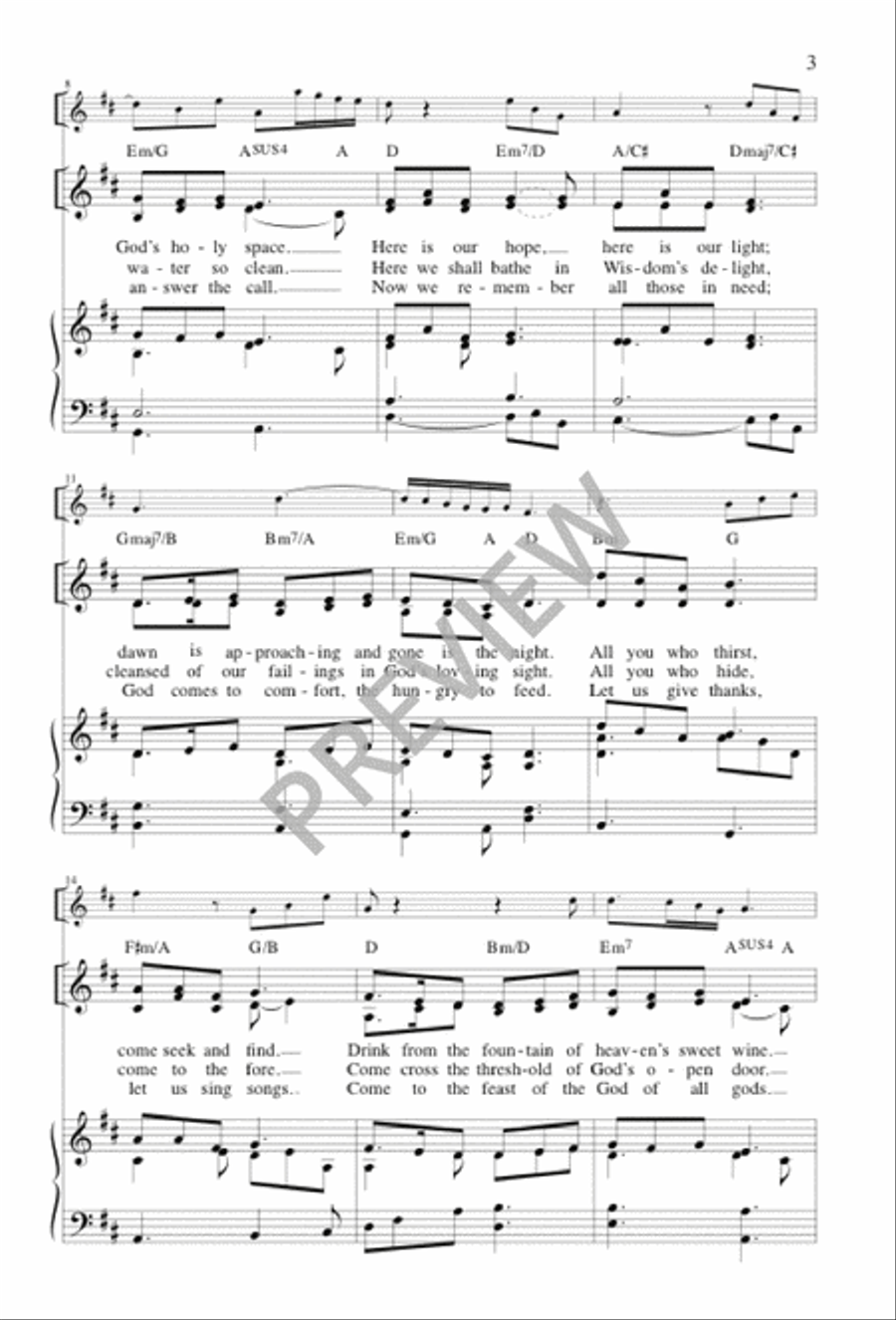Holy Is God Holy Is God 4-Part scores gallery preview page 2