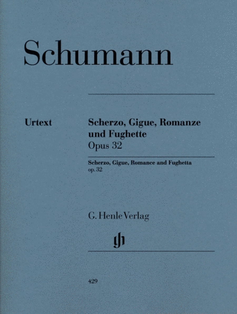 Scherzo Gigue Romance And Fughetta Op 32