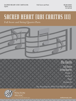 Sacred Heart (Full Score and Instrumental Parts)