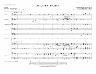 Book cover for An Advent Prayer (Consort) - Full Score