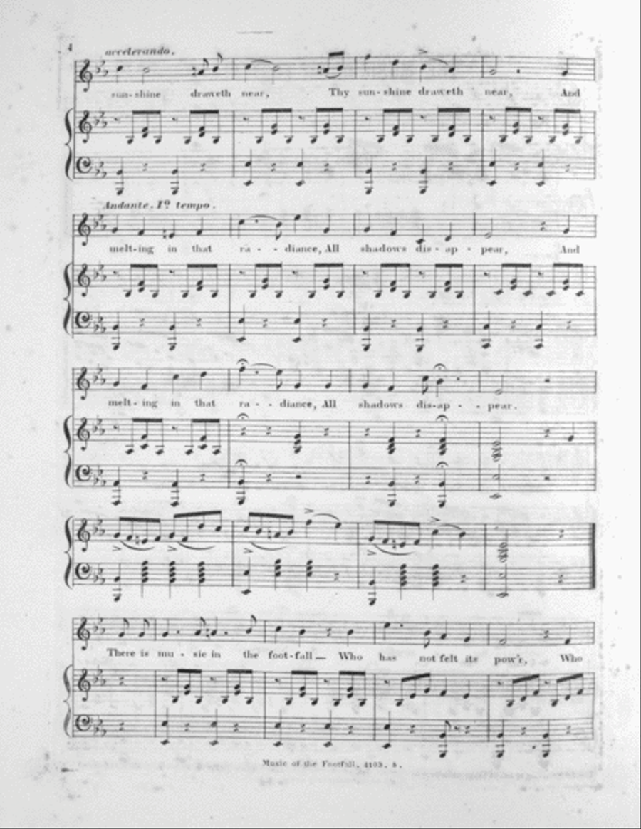 The Music of the Foot Fall Voice scores gallery preview page 3