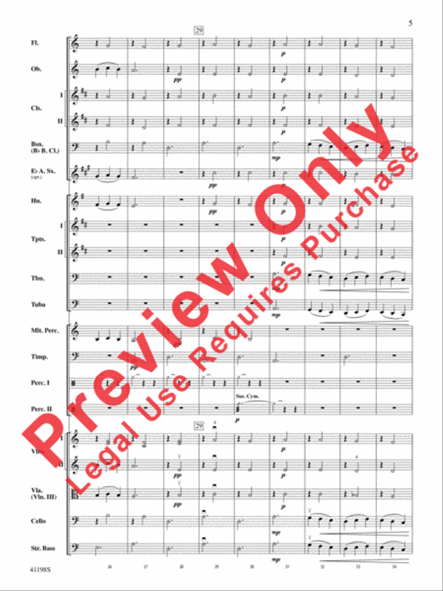 Gymnopédie No. 3 Gymnopédie No. 3 Full Orchestra scores gallery preview page 6