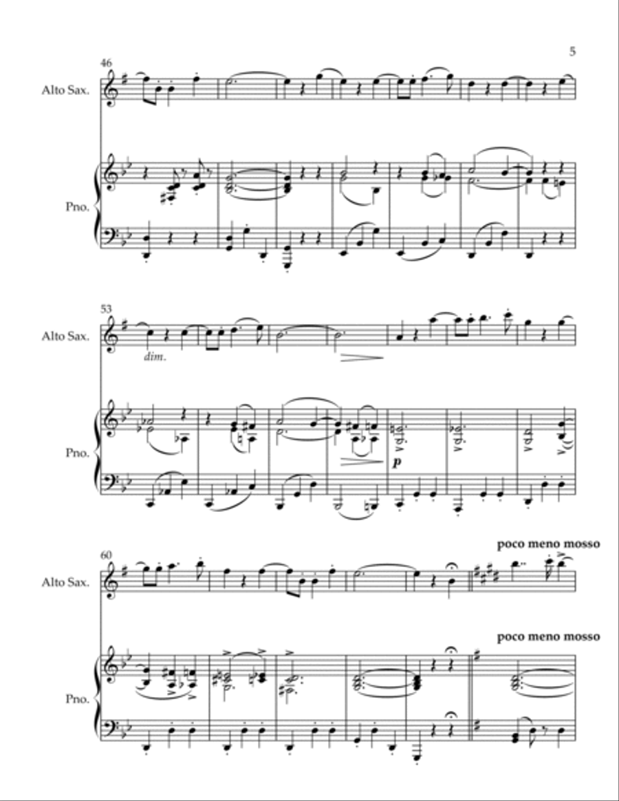 Liebesleid Liebesleid Alto Saxophone scores gallery preview page 5