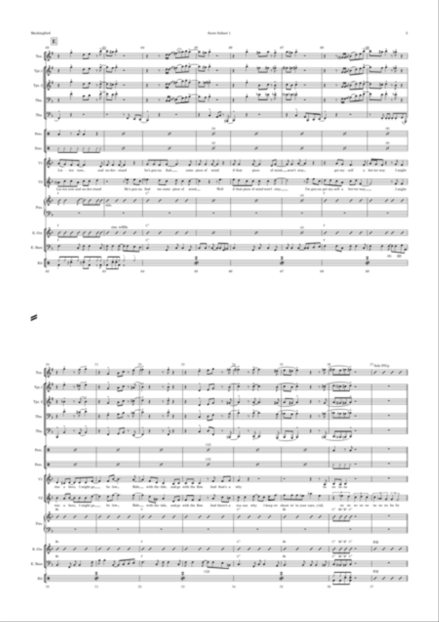 Mockingbird School and Community scores gallery preview page 5