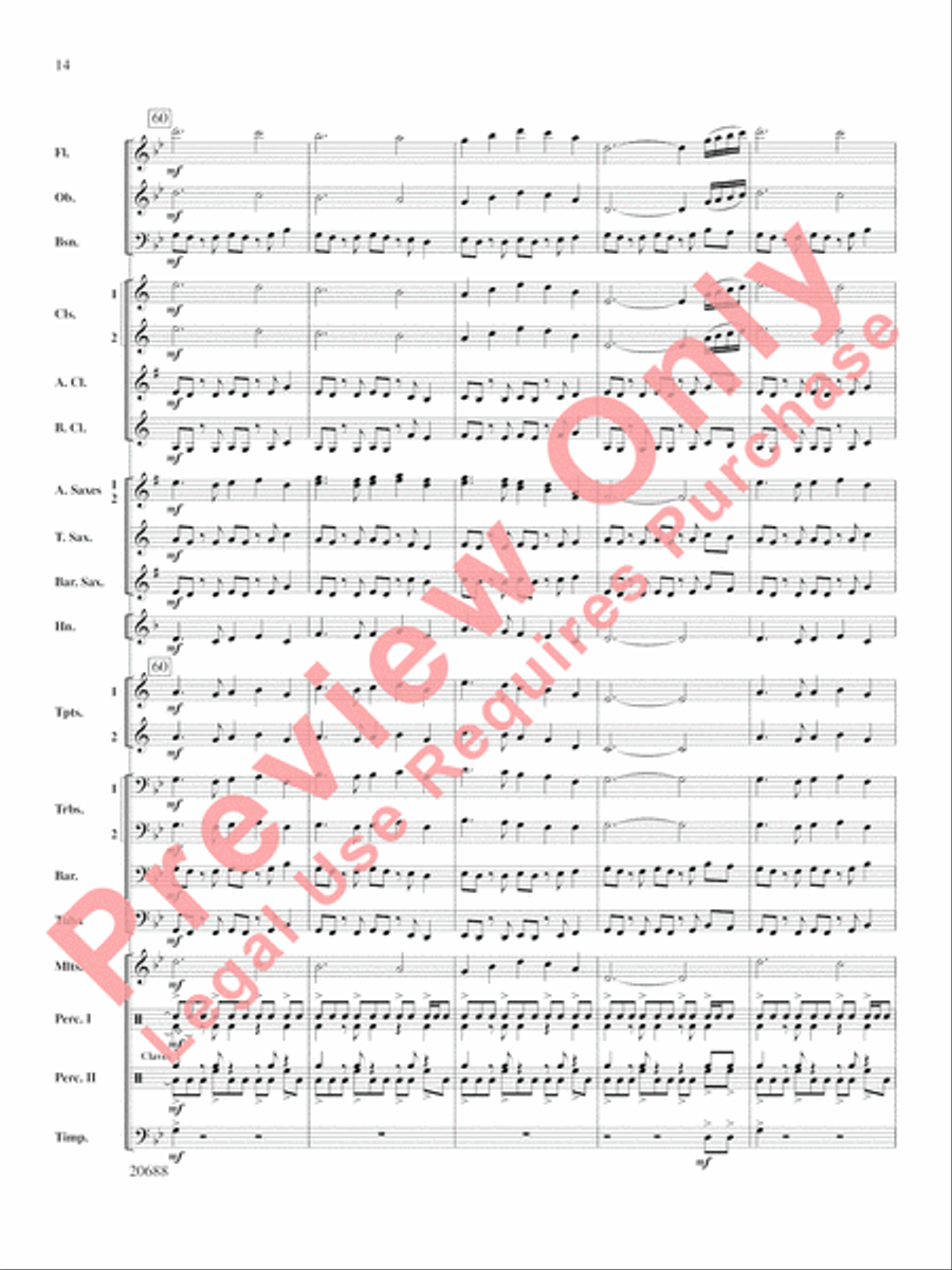 Quintero Concert Band scores gallery preview page 15