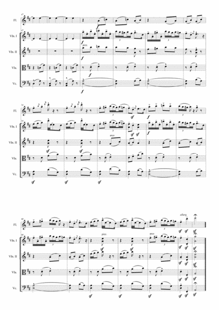 Bartok - Sonatina (Transylvanian dances) for flute and stringquartet image number null