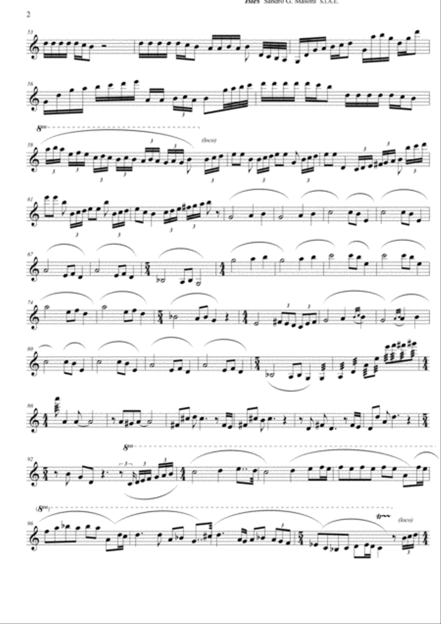 Isles (Violin I part)