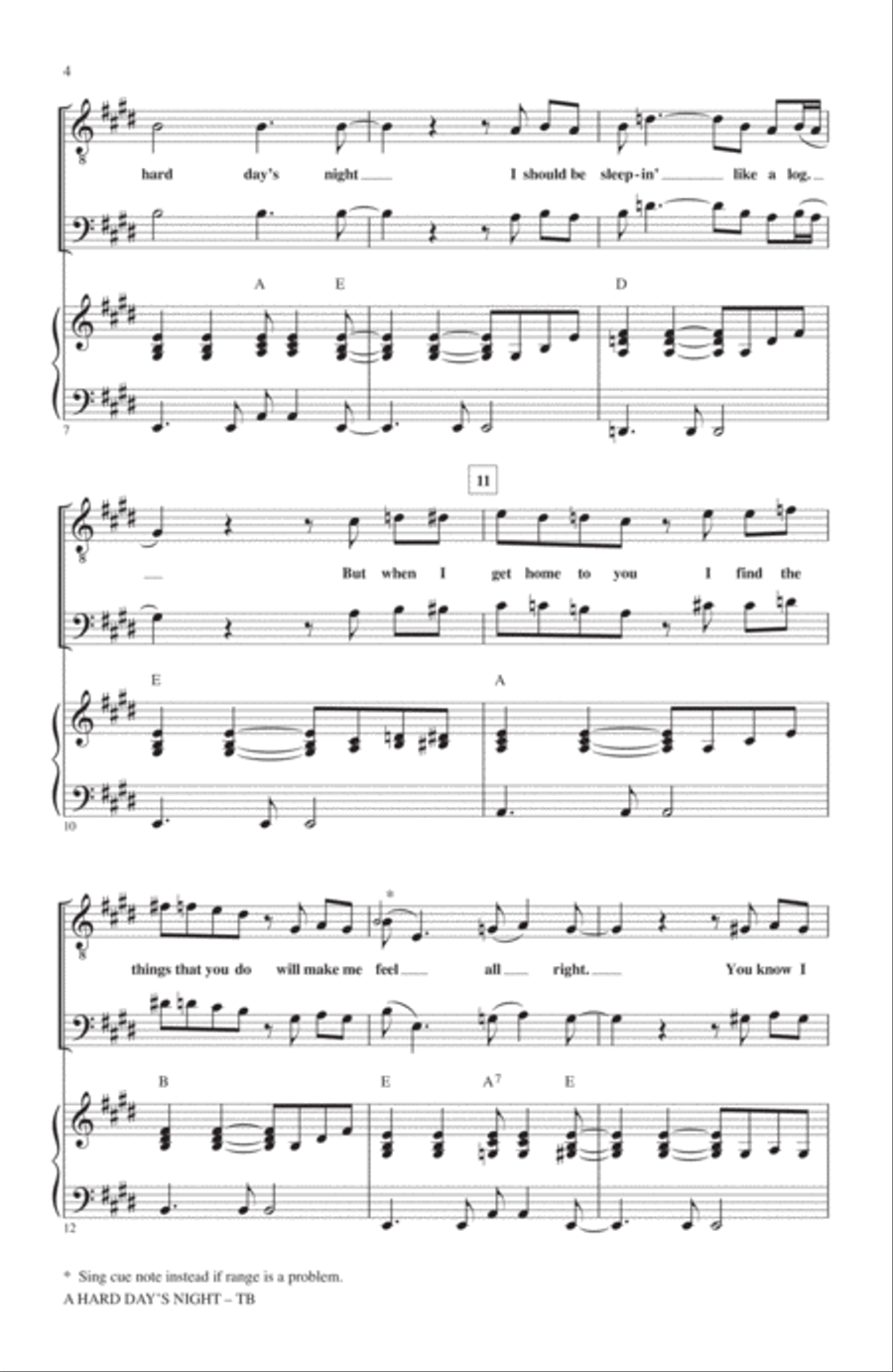 A Hard Day's Night (arr. Roger Emerson) TB scores gallery preview page 2