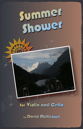 Book cover for Summer Shower for Violin and Cello Duet