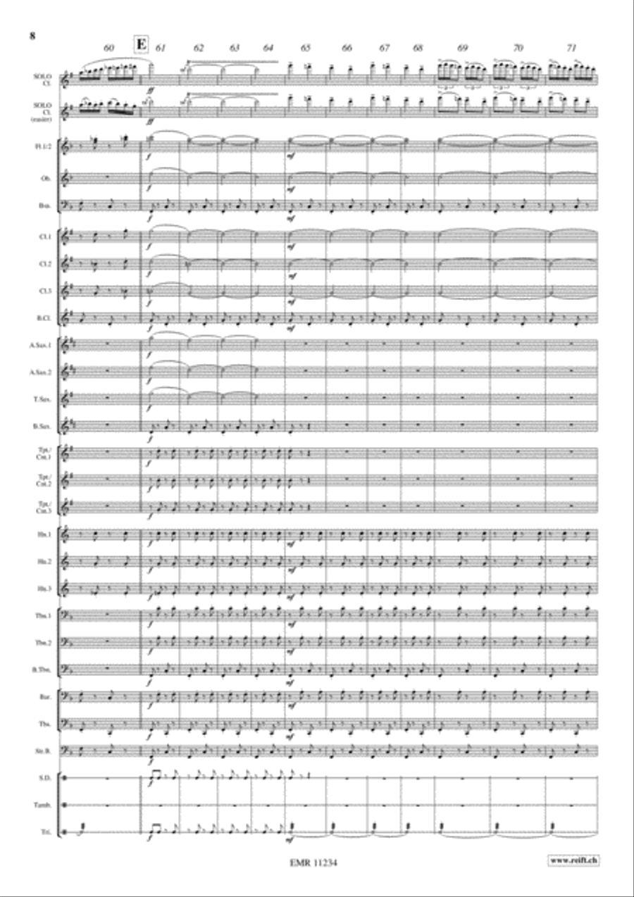 Ciocarlia Concert Band scores gallery preview page 9