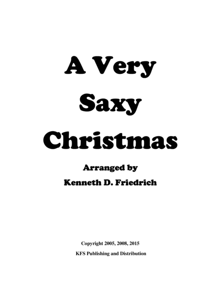 A Very Saxy Christmas - alto