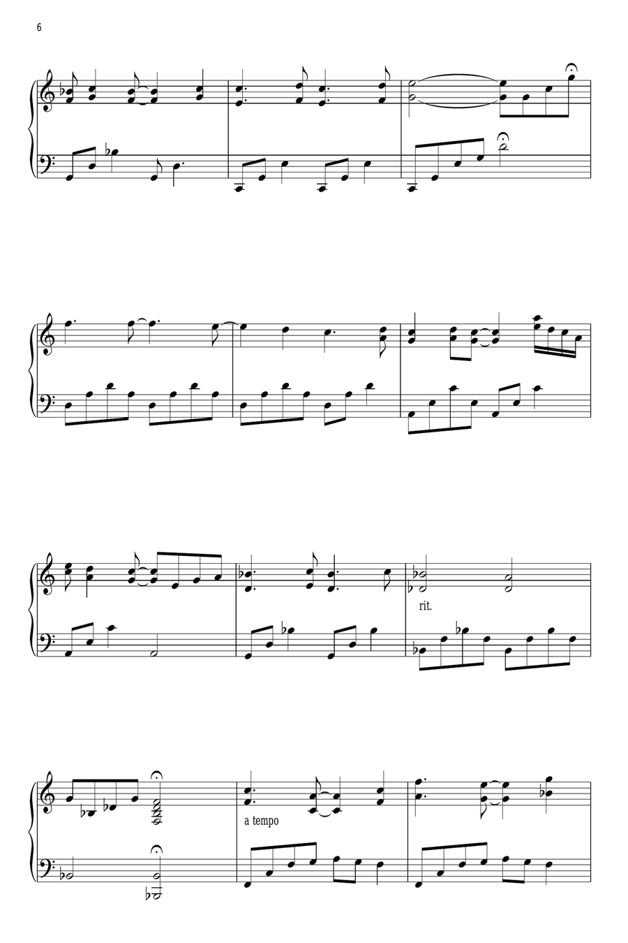 London Skies - A John Lennon Suite Piano Solo scores gallery preview page 6