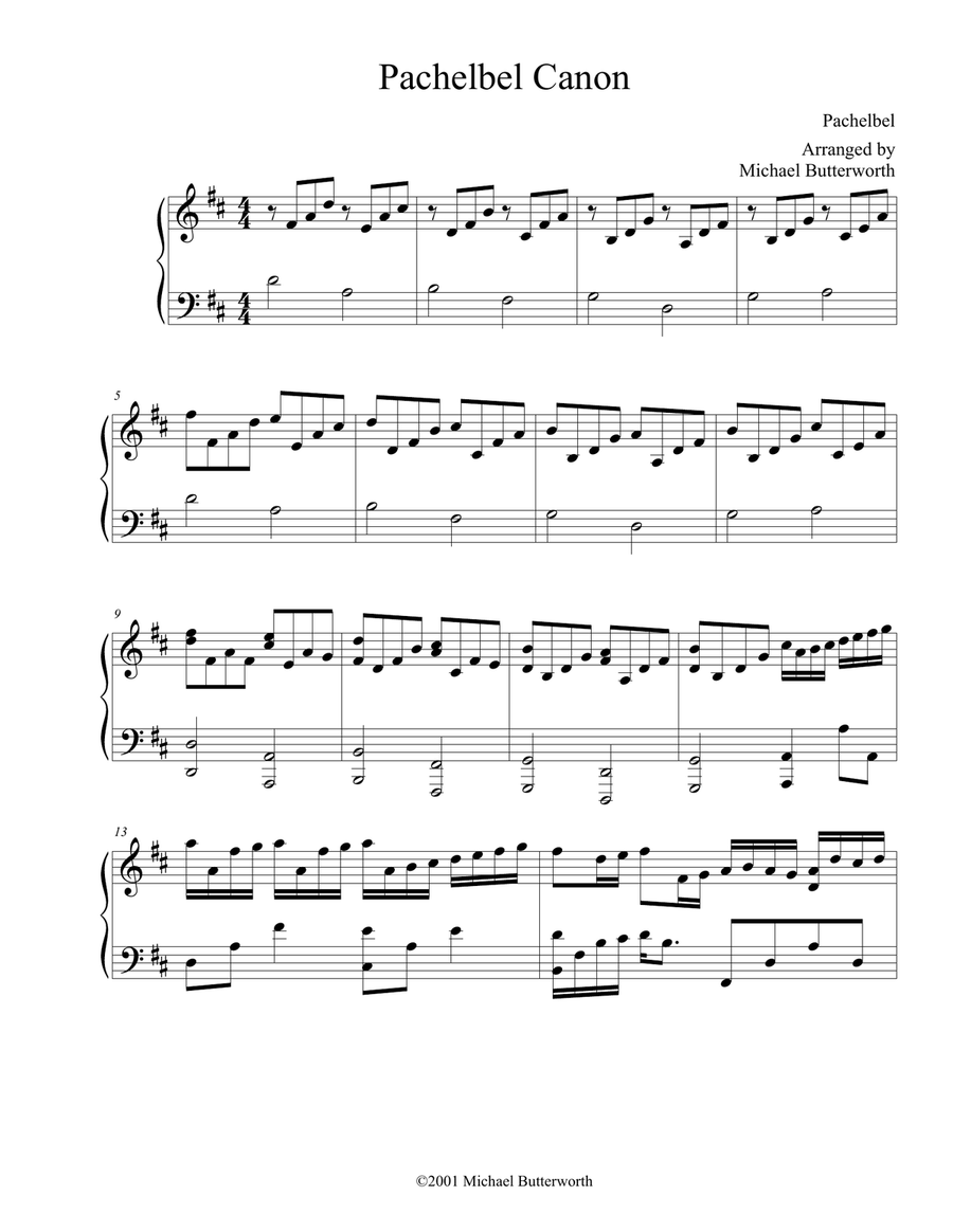 Pachelbel Canon image number null