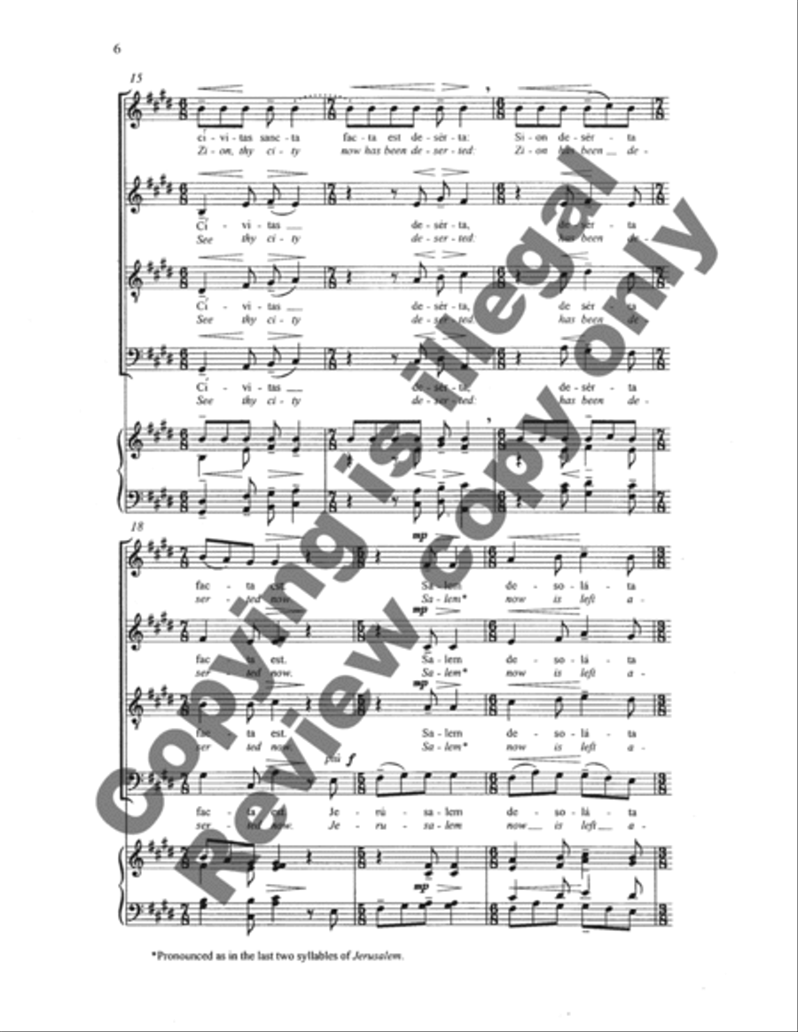 Four Motets on Plainsong Themes: 1. Rorate caeli desuper 4-Part scores gallery preview page 15