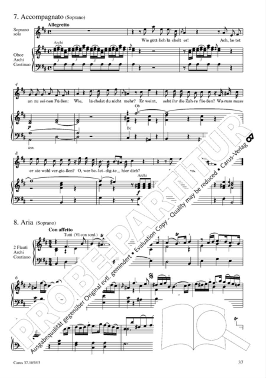 Die Freude der Hirten uber die Geburt Jesu 4-Part scores gallery preview page 38