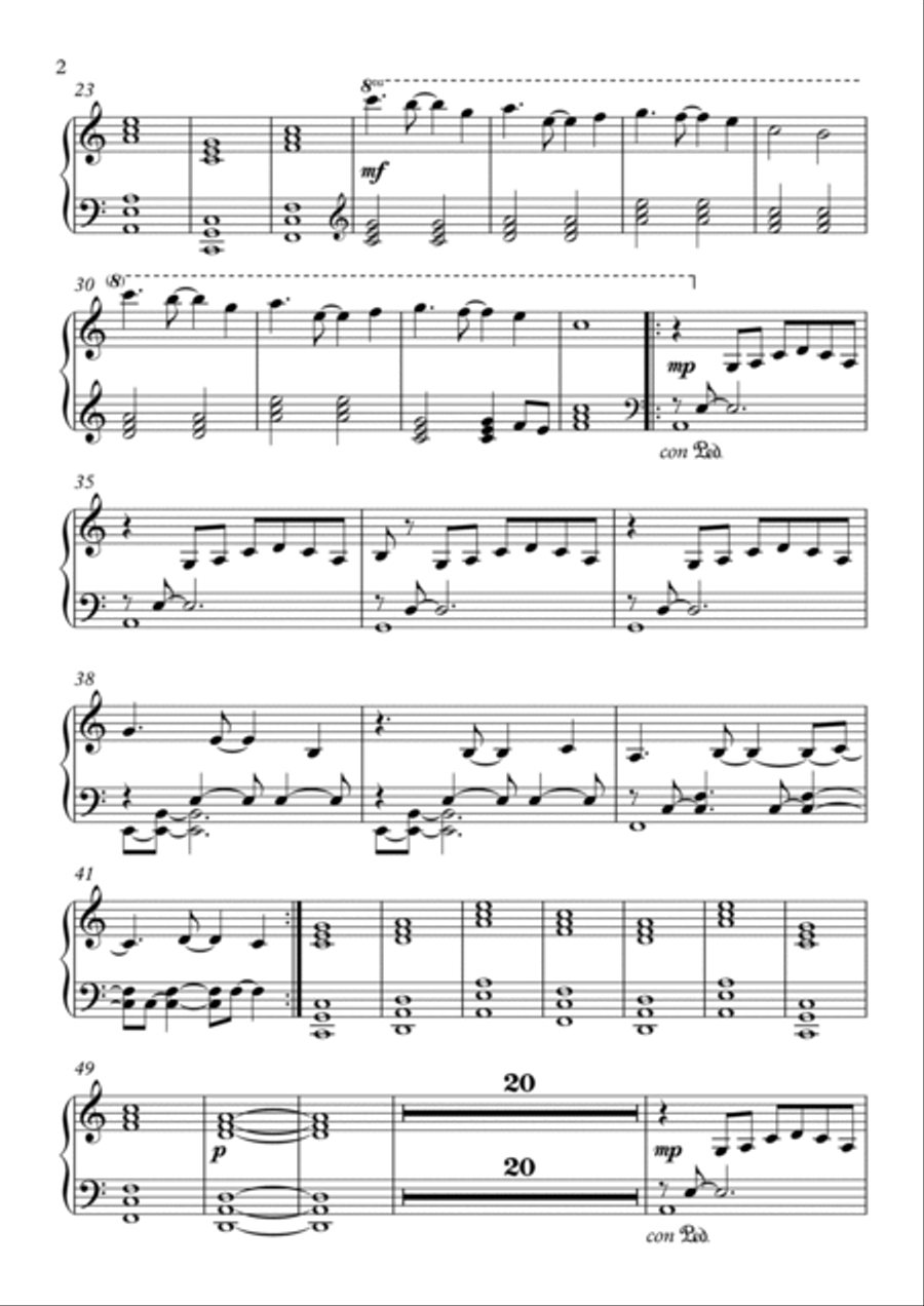 Grand Unification, Pt Ii Grand Unification, Pt Ii Piano Solo scores gallery preview page 2
