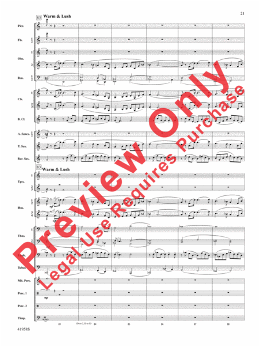God's Country Concert Band scores gallery preview page 41