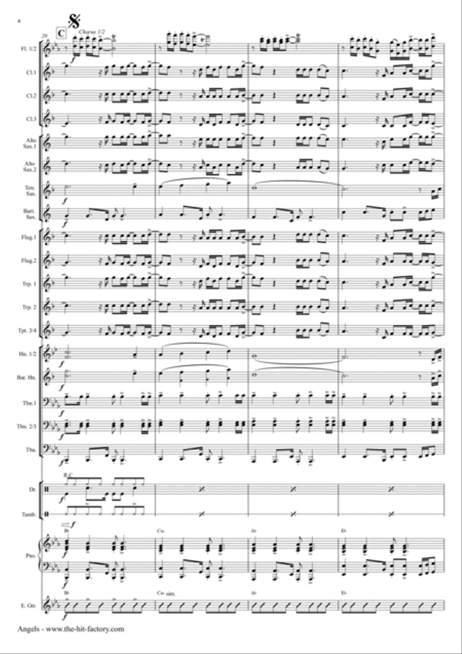 Angels Concert Band scores gallery preview page 4