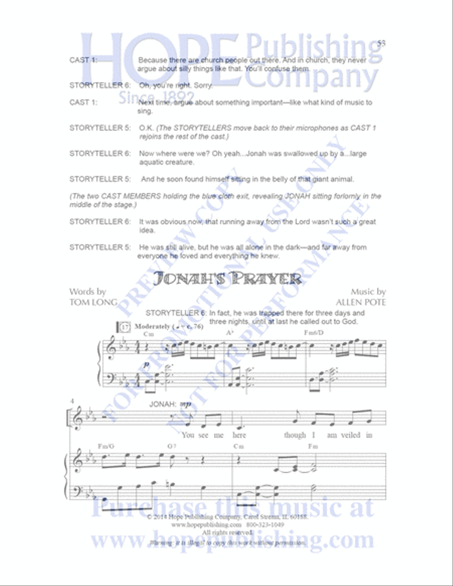 Sailor's Bible Children's Choir scores gallery preview page 54
