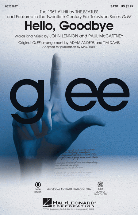 Hello, Goodbye ((featured on Glee))